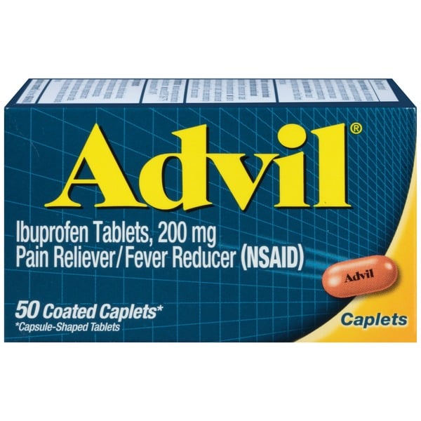 Muscle, Joint & Pain Relief Advil Ibuprofen 200mg Coated Tablets, Pain Reliever Fever Reducer hero