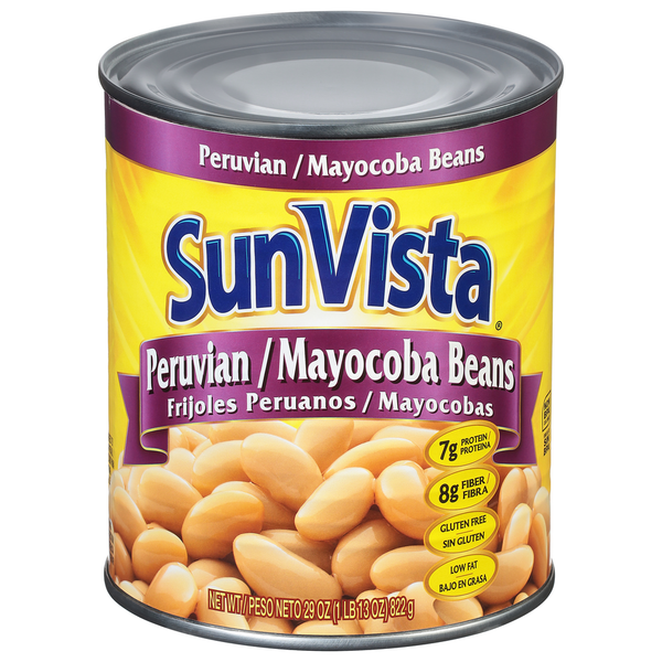 Canned Meals & Beans SunVista Beans, Peruvian/Mayocoba hero