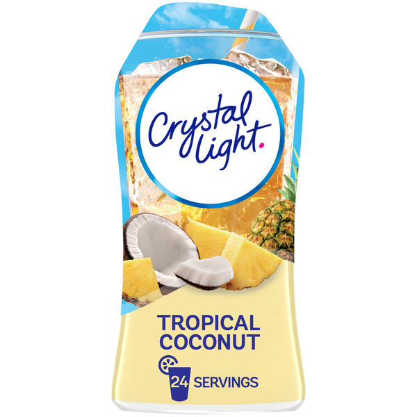 Cocoa & Drink Mixes Crystal Light Tropical Coconut Naturally Flavored Drink Mix hero