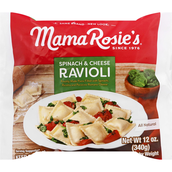 Frozen Meals Mama Rosie's Ravioli, Spinach & Cheese hero