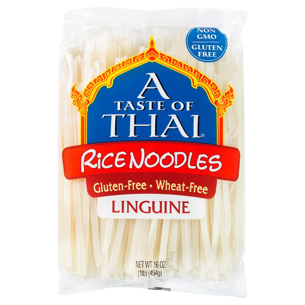 Asian Foods A Taste of Thai Rice Noodles, Linguine hero