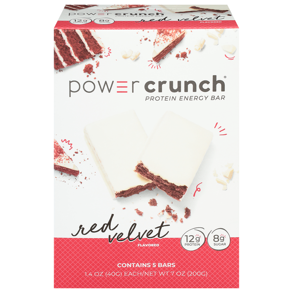 Energy & Granola Bars Power Crunch Protein Energy Bar, Red Velvet Flavored hero