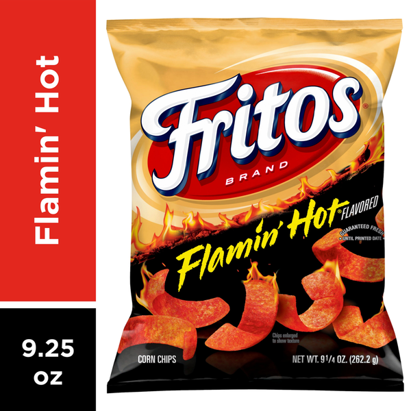 Chips & Pretzels Fritos Corn Chips, Flamin' Hot Flavored hero