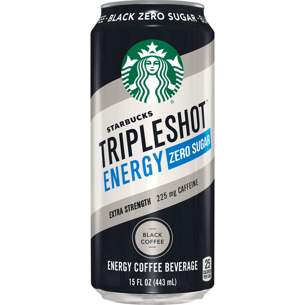 Energy & Sports Drinks Starbucks Energy Coffee Beverage, Zero Sugar, Black, Extra Strength hero