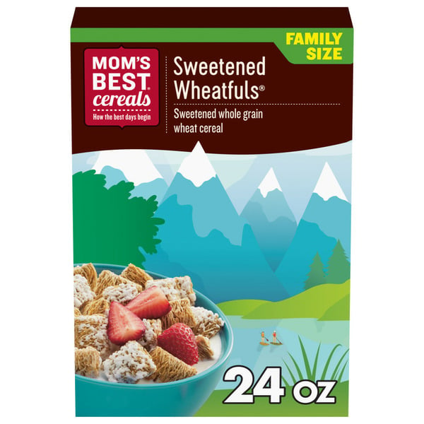 Cereal Mom's Best Sweetened Wheatfuls Whole Grain, Heart Healthy Cereal hero