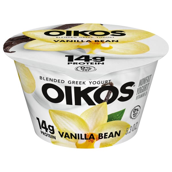 Yogurt Oikos Vanilla Bean Nonfat Greek Yogurt hero