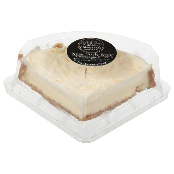 Bakery Desserts Atlanta Cheesecake Company New York Style Cheesecake Slices hero