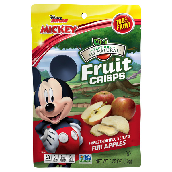 Fruit & Vegetable Snacks Brothers All Natural Disney Freeze Dried Fuji Apple Fruit Crisps hero