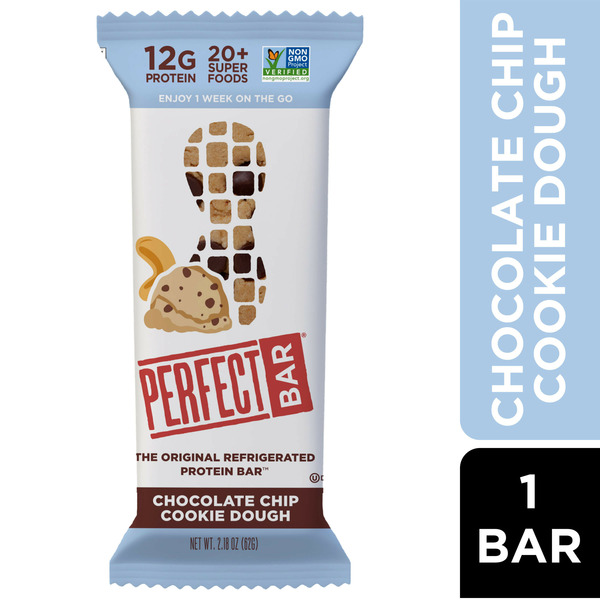 Protein & Meal Replacements Perfect Snacks Chocolate Chip Cookie Dough Nut Butter Protein Bar, Gluten-Free hero