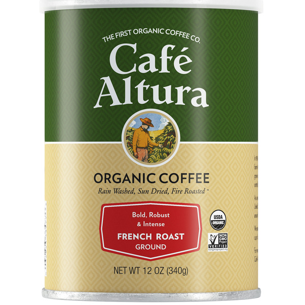 Coffee Cafe Altura Organic Coffee French Roast, Ground hero