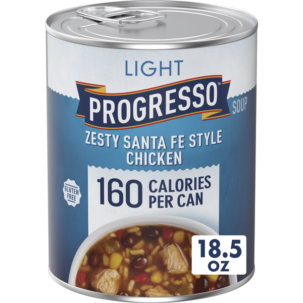 Soup, Broth & Bouillon Progresso Light, Zesty Santa Fe Style Chicken Soup, Gluten Free hero