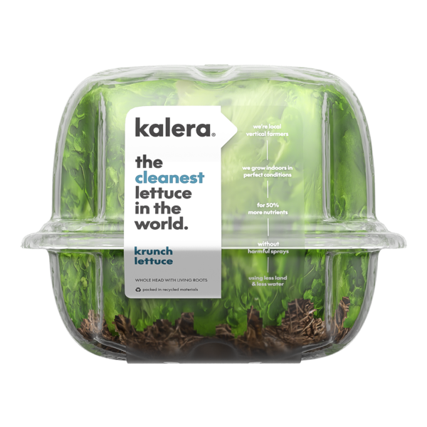 Packaged Vegetables & Fruits Kalera Living Hydroponic Krunch Lettuce hero