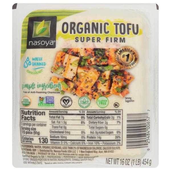 Tofu & Meat Alternatives Nasoya Tofu, Super Firm, Organic hero