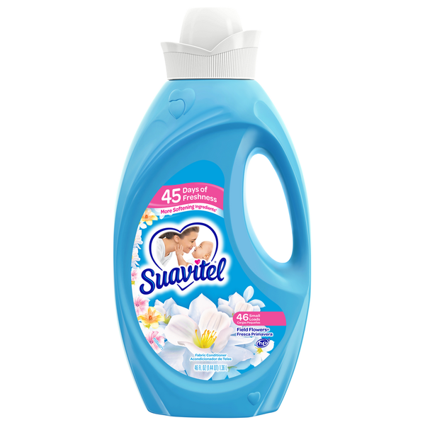 Suavitel Fabric Conditioner, HE, Field Flowers hero