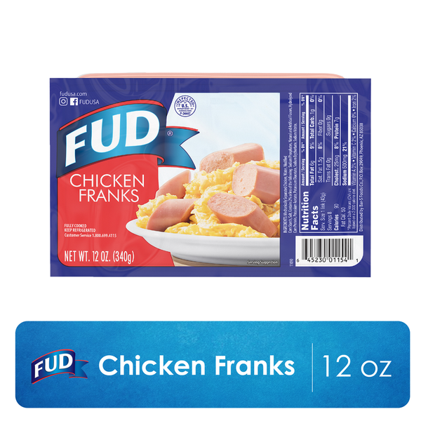 Packaged Poultry FUD Chicken Franks hero