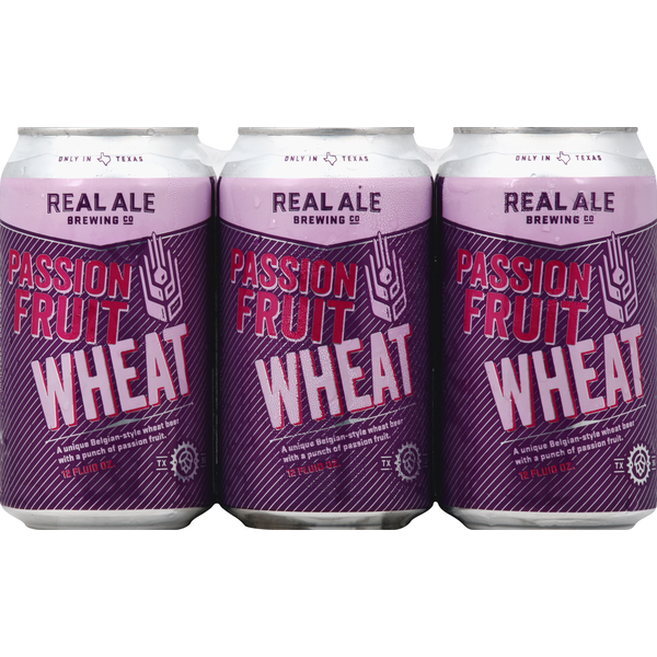 Beers & Coolers Real Ale Brewing Company Beer, Wheat, Passion Fruit hero