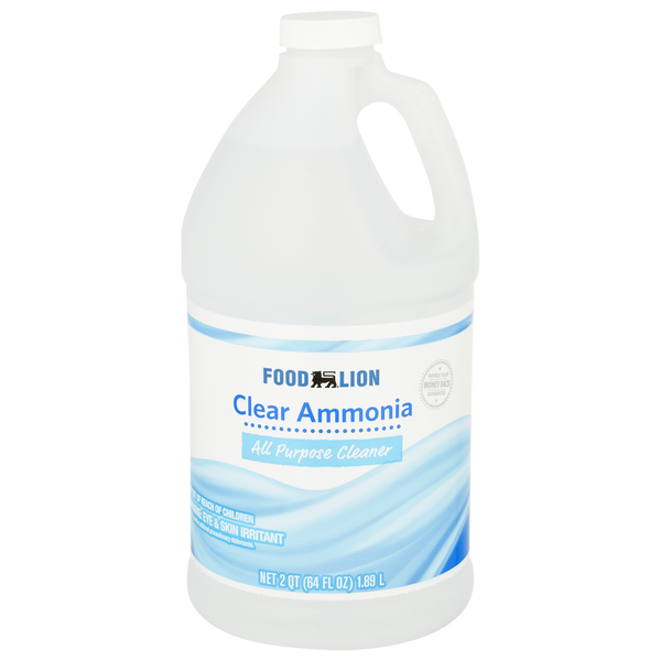 Cleaning Products Food Lion Ammonia, Clear, Jug hero