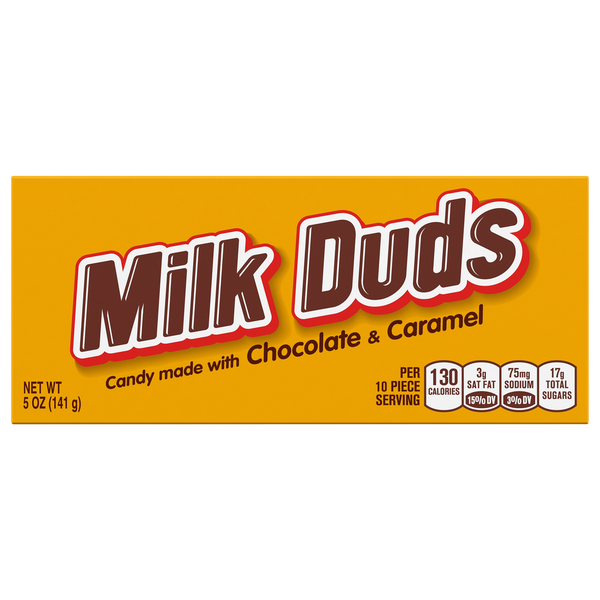 Candy, Chocolate & Gum Milk Duds Chocolate and Caramel Candy hero