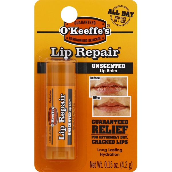 Facial Care O'Keeffe's Lip Balm, Lip Repair, for Extremely Dry, Cracked Lips hero