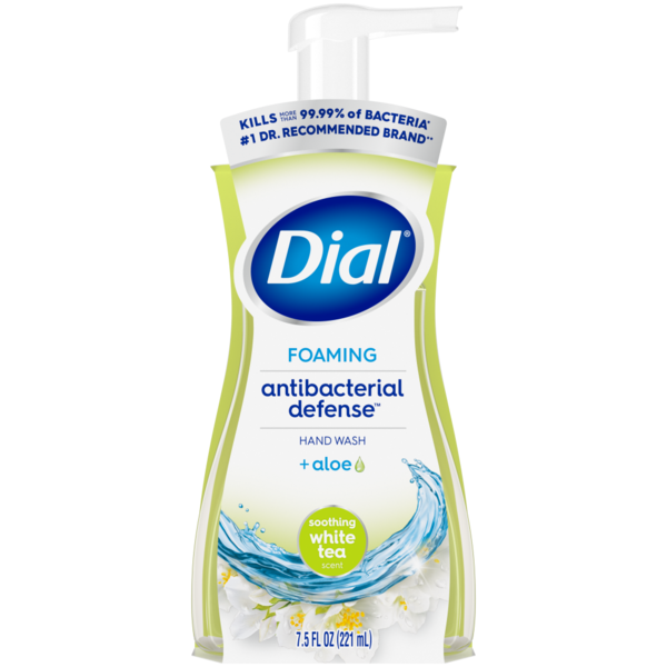 Hand Care Dial Complete Antibacterial Foaming Hand Wash, Soothing White Tea hero