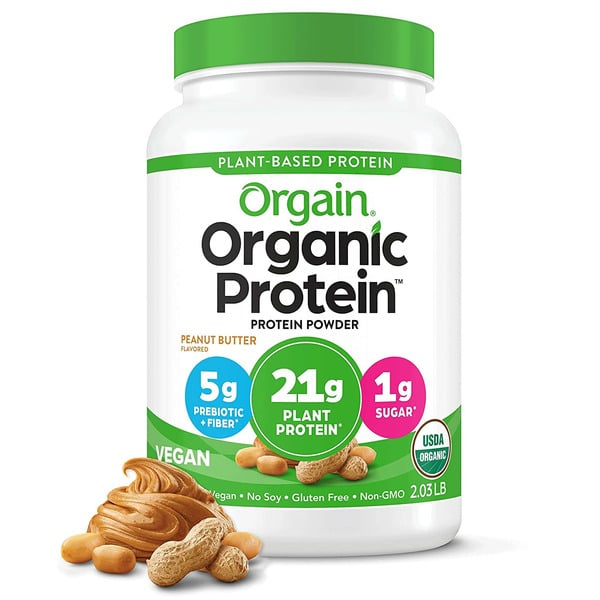 Protein & Meal Replacements Orgain Organic Vegan 21g Protein Powder, Plant Based - Peanut Butter hero