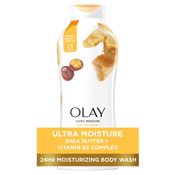 Body Lotions & Soap Olay Ultra Moisture Body Wash with Shea Butter, 22 FL OZ hero