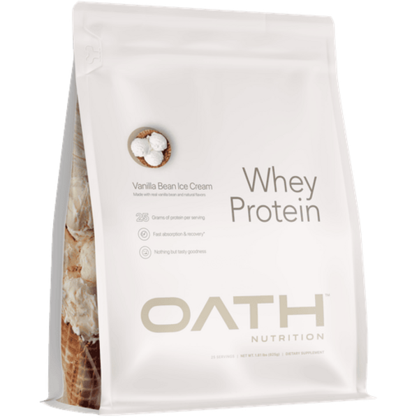 Protein & Meal Replacements Oath Nutrition Vanilla Whey Protein hero