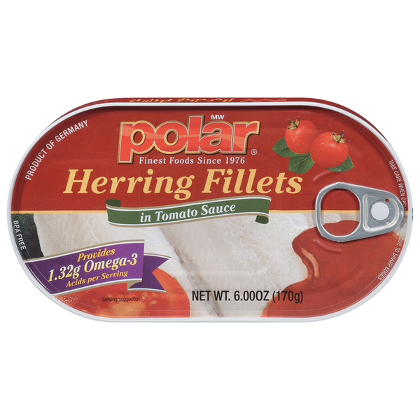 Canned Meat & Seafood Polar Herring Fillets hero