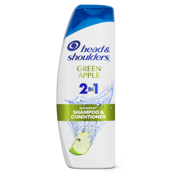 Hair Care Head & Shoulders 2 in 1 Dandruff Shampoo and Conditioner, Green Apple hero