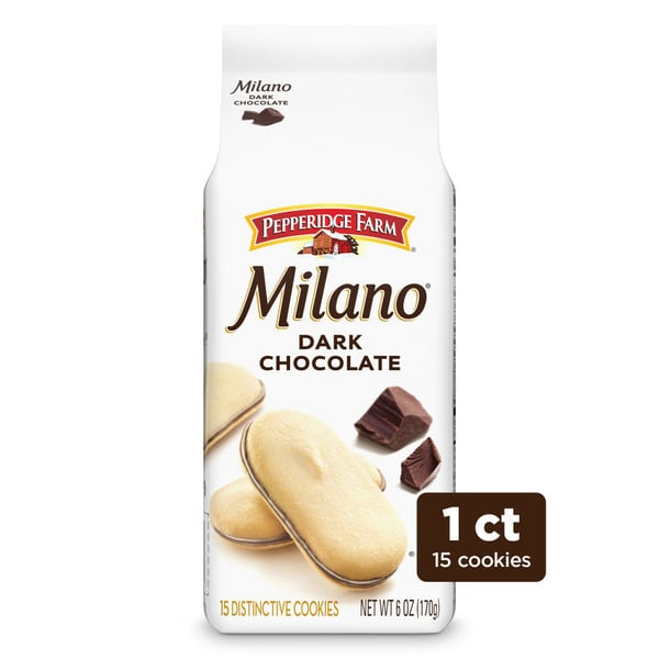 Cookies & Cakes Pepperidge Farm Dark Chocolate Cookies hero