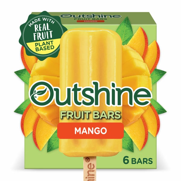 Ice Cream & Toppings Outshine Mango Frozen Fruit Bars hero