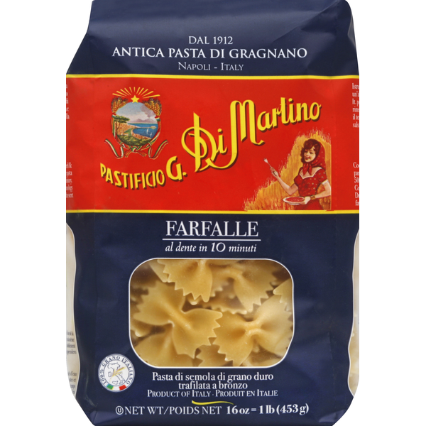 Dry Pasta Pastificio Di Martino Pasta, Farfalle hero