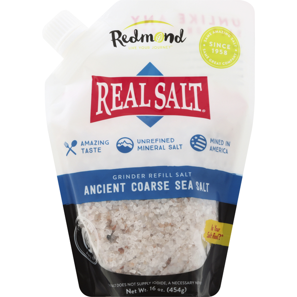 Spices & Seasonings Redmond Sea Salt, Ancient, Coarse hero