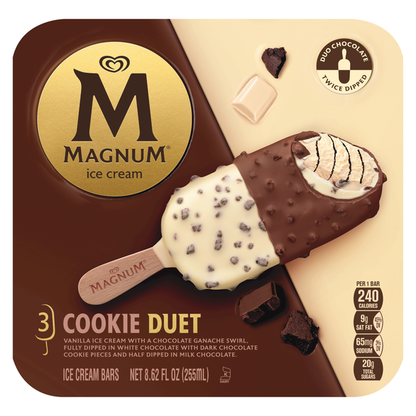 Ice Cream & Ice Magnum Ice Cream Bars Cookie Duet hero