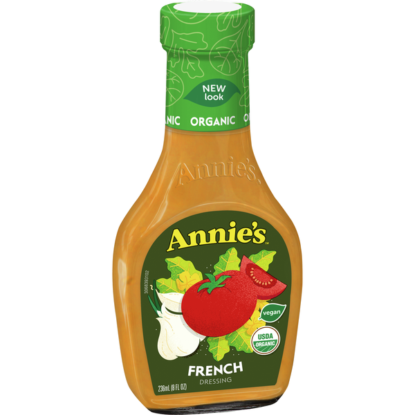 Salad Dressing & Toppings Annie's Organic French Salad Dressing, Vegan, Non-GMO hero