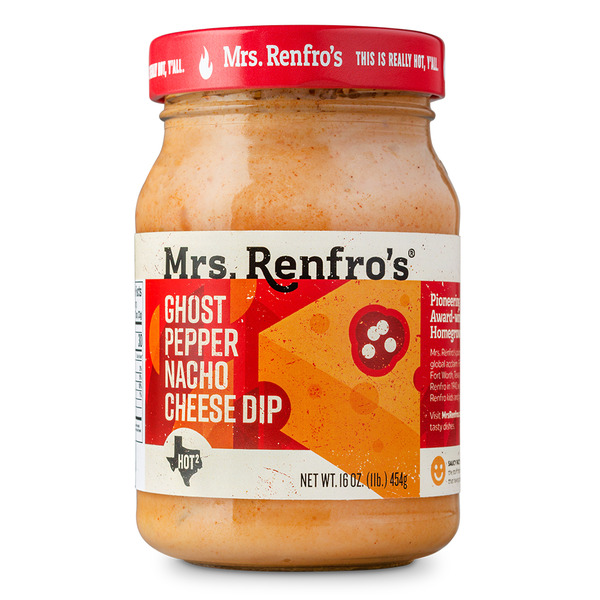 Chips & Pretzels Mrs. Renfro's Ghost Pepper Nacho Cheese Dip hero