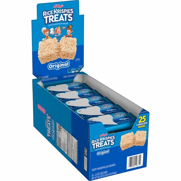 Cookies & Cakes Kellogg's Rice Krispies Treats Crispy Marshmallow Squares, Kids Snacks, Lunch Snacks, Original hero