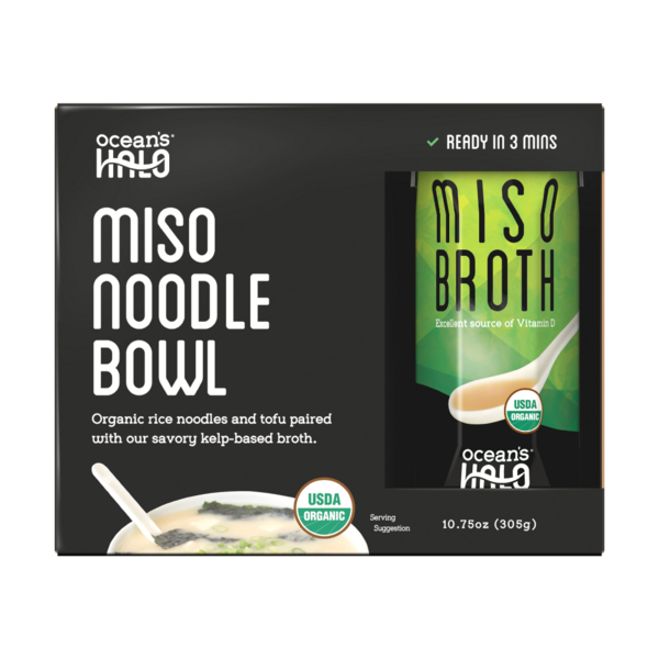 Asian Foods Ocean's Halo Organic and Vegan Miso Noodle Bowl hero