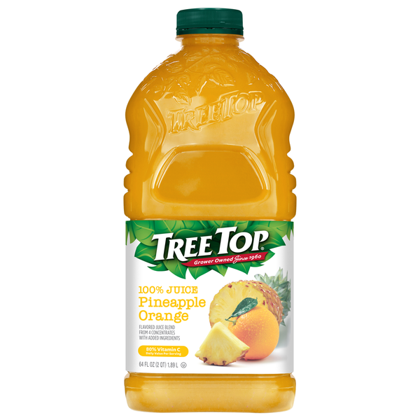 Juice & Nectars Tree Top Juice Blend, Pineapple Orange, 100% Juice hero