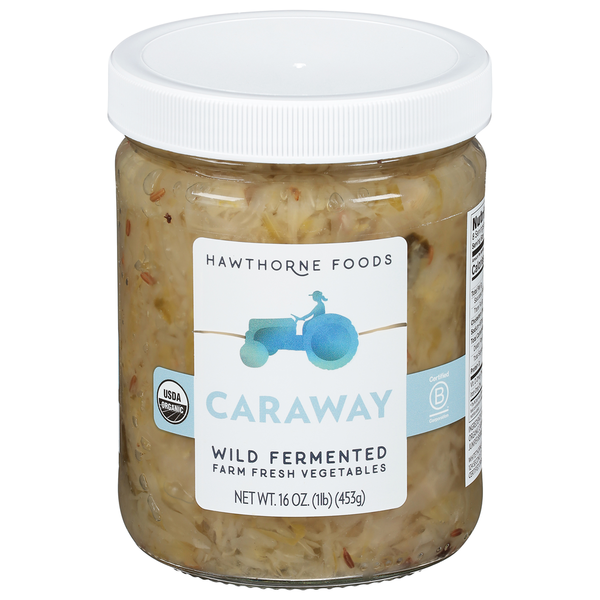 Refrigerated Condiments Hawthorne Foods Sauerkraut, Caraway hero