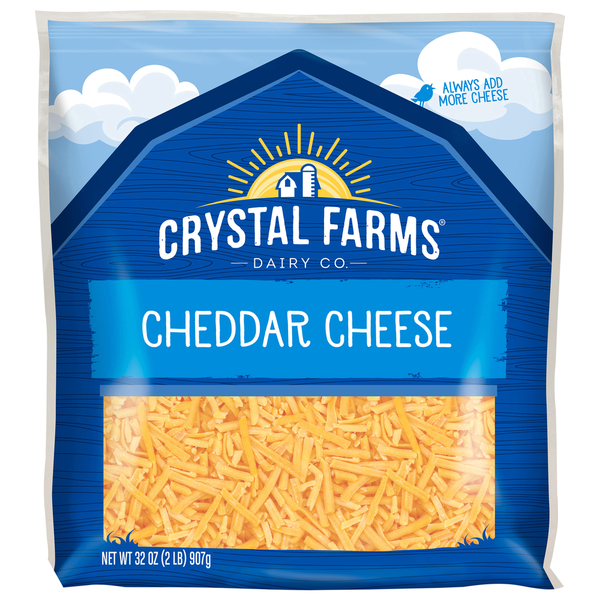 Packaged Cheese Crystal Farms Cheese, Cheddar hero