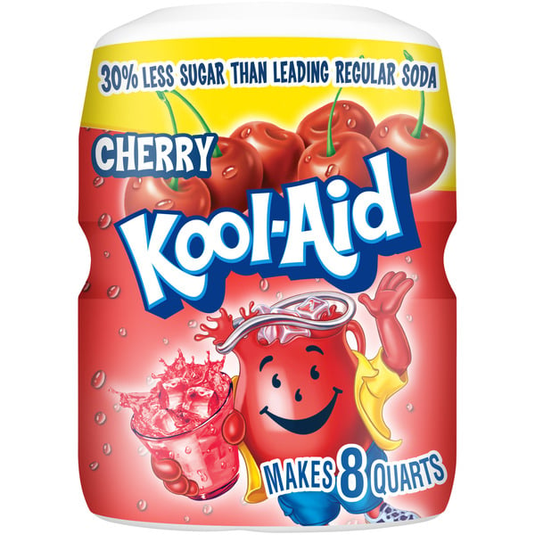 Cocoa & Drink Mixes Kool-Aid Sugar-Sweetened Cherry Artificially Flavored Powdered Soft Drink Mix hero