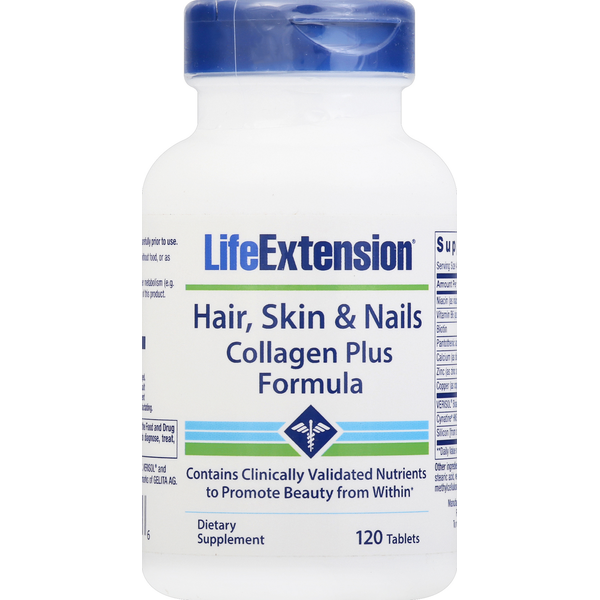 Vitamins & Minerals Life Extension Collagen Plus Formula, Tablets hero