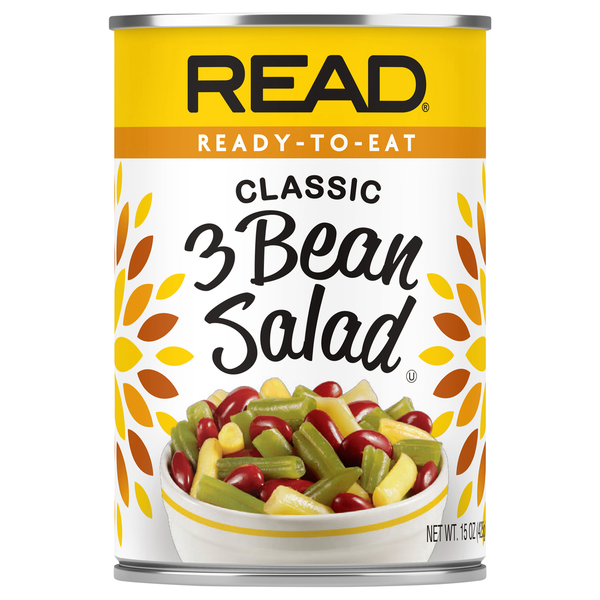 Canned Meals & Beans READ Salads 3 Bean Salad, Classic hero