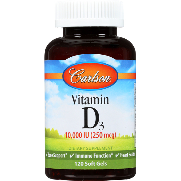 Vitamins & Supplements Carlson Vitamin D3 10,000 Iu hero