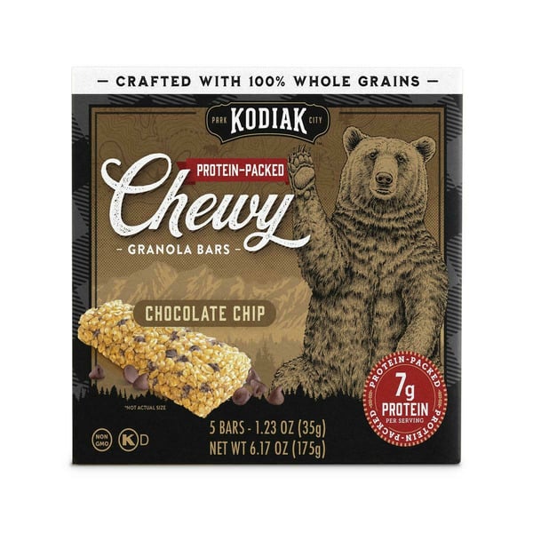 Energy & Granola Bars Kodiak Cakes Chocolate Chip Chewy Bars hero