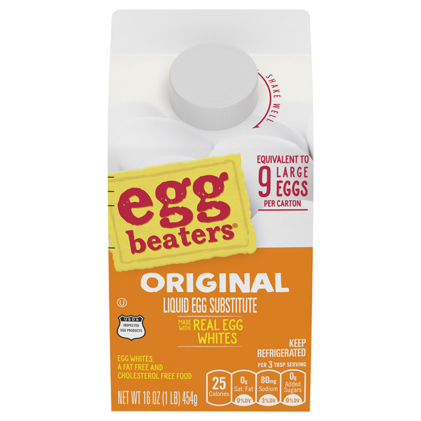 Eggs Egg Beaters Liquid Egg Substitutes, Original hero