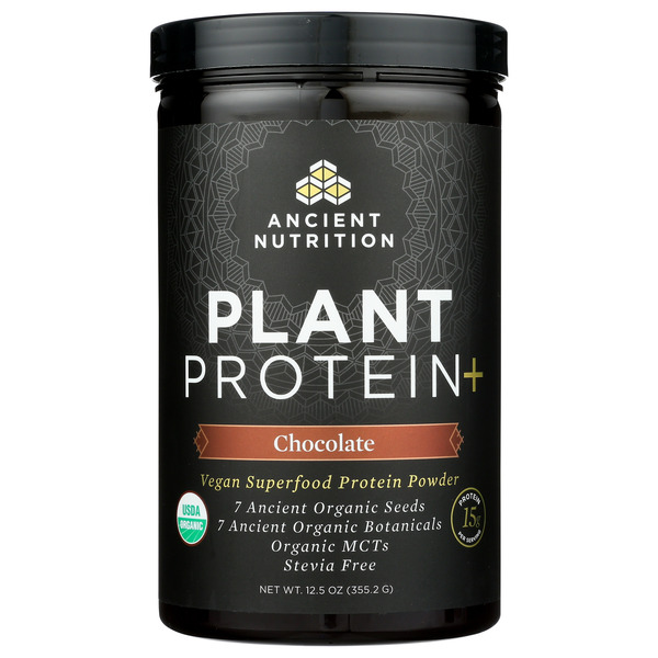 Protein & Meal Replacements Ancient Nutrition Plant Protein+, Chocolate hero