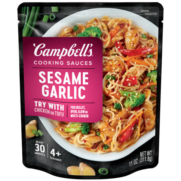 Marinades & Meat Preparation Campbell's Sesame Garlic Sauce hero