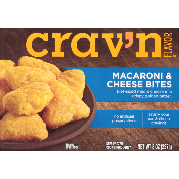 Instant Foods Crav'n Flavor Macaroni & Cheese Bites hero